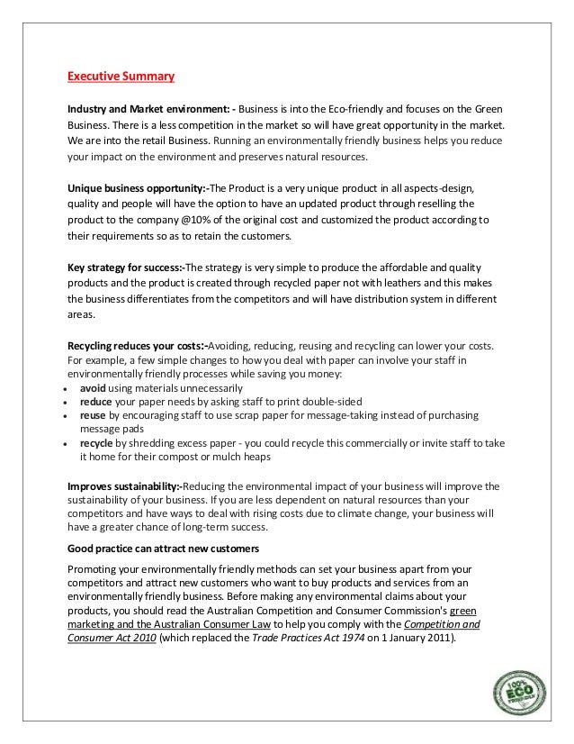 environmental risk in business creating a sustainability plan